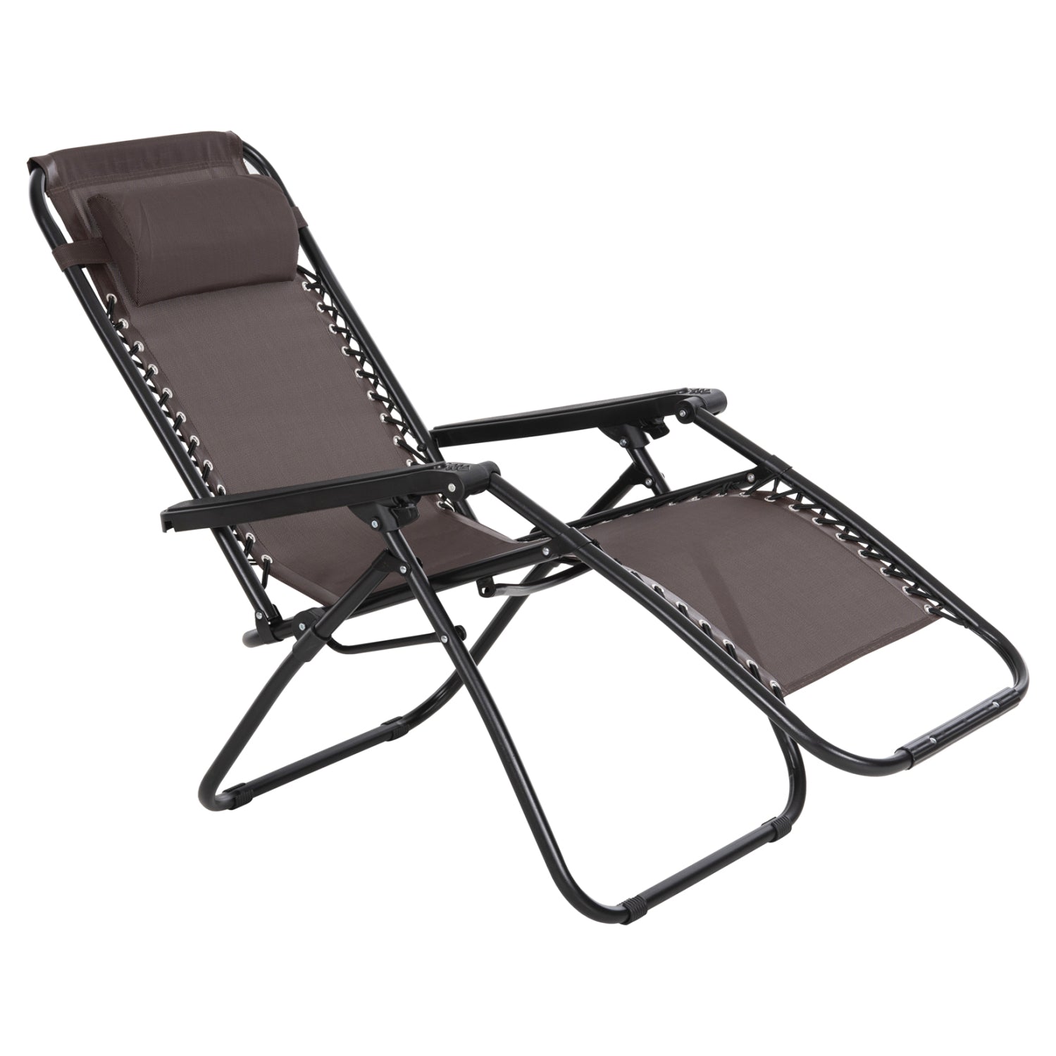 ΠΟΛΥΘΡΟΝΑ RELAX COMPANION HM5095.13 ΚΑΦΕ TEXTILENE-ΜΑΥΡΟ ΜΕΤΑΛΛΟ 67x145x110Υεκ. - Pakobazaar
