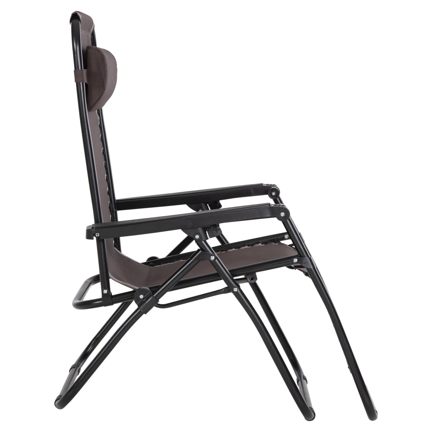 ΠΟΛΥΘΡΟΝΑ RELAX COMPANION HM5095.13 ΚΑΦΕ TEXTILENE-ΜΑΥΡΟ ΜΕΤΑΛΛΟ 67x145x110Υεκ. - Pakobazaar