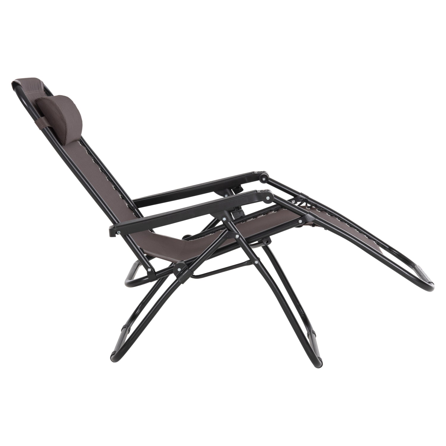 ΠΟΛΥΘΡΟΝΑ RELAX COMPANION HM5095.13 ΚΑΦΕ TEXTILENE-ΜΑΥΡΟ ΜΕΤΑΛΛΟ 67x145x110Υεκ. - Pakobazaar
