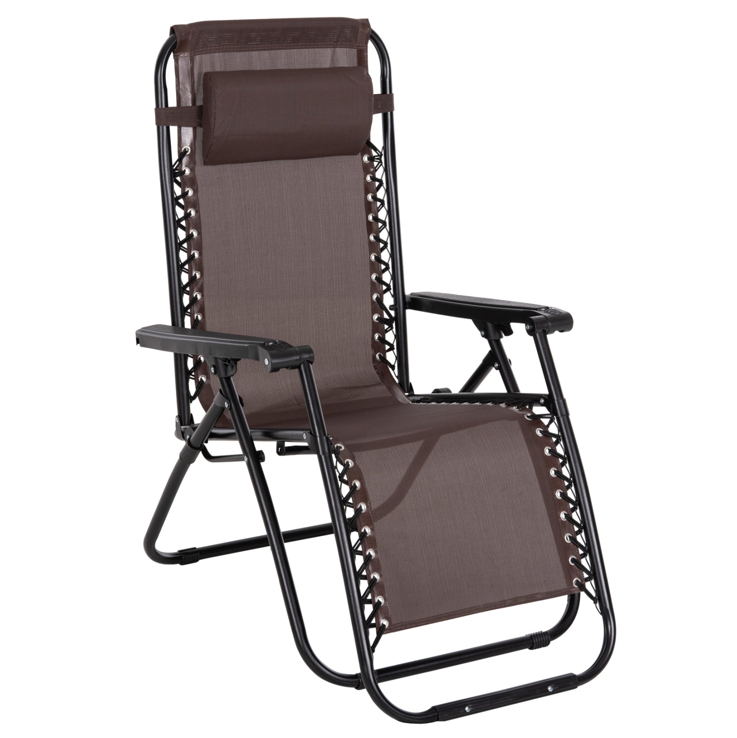 ΠΟΛΥΘΡΟΝΑ RELAX COMPANION HM5095.13 ΚΑΦΕ TEXTILENE-ΜΑΥΡΟ ΜΕΤΑΛΛΟ 67x145x110Υεκ. - Pakobazaar