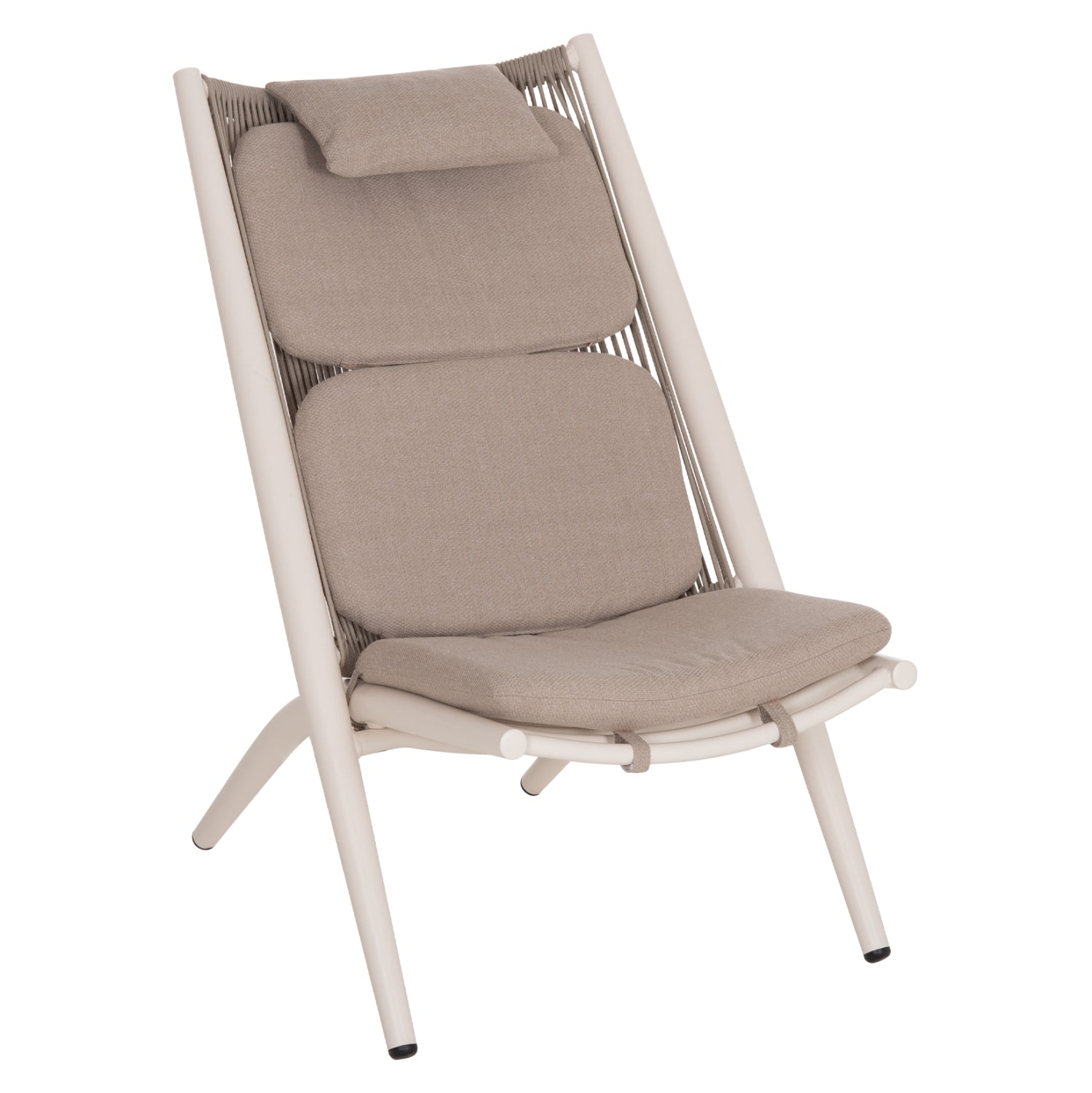 ΠΟΛΥΘΡΟΝΑ RELAX REMUS HM6642.02 ΑΛΟΥΜΙΝΙΟ ΛΕΥΚΟ-ΣΧΟΙΝΙ OLEFIN ΜΠΕΖ 63x87x94Υεκ.