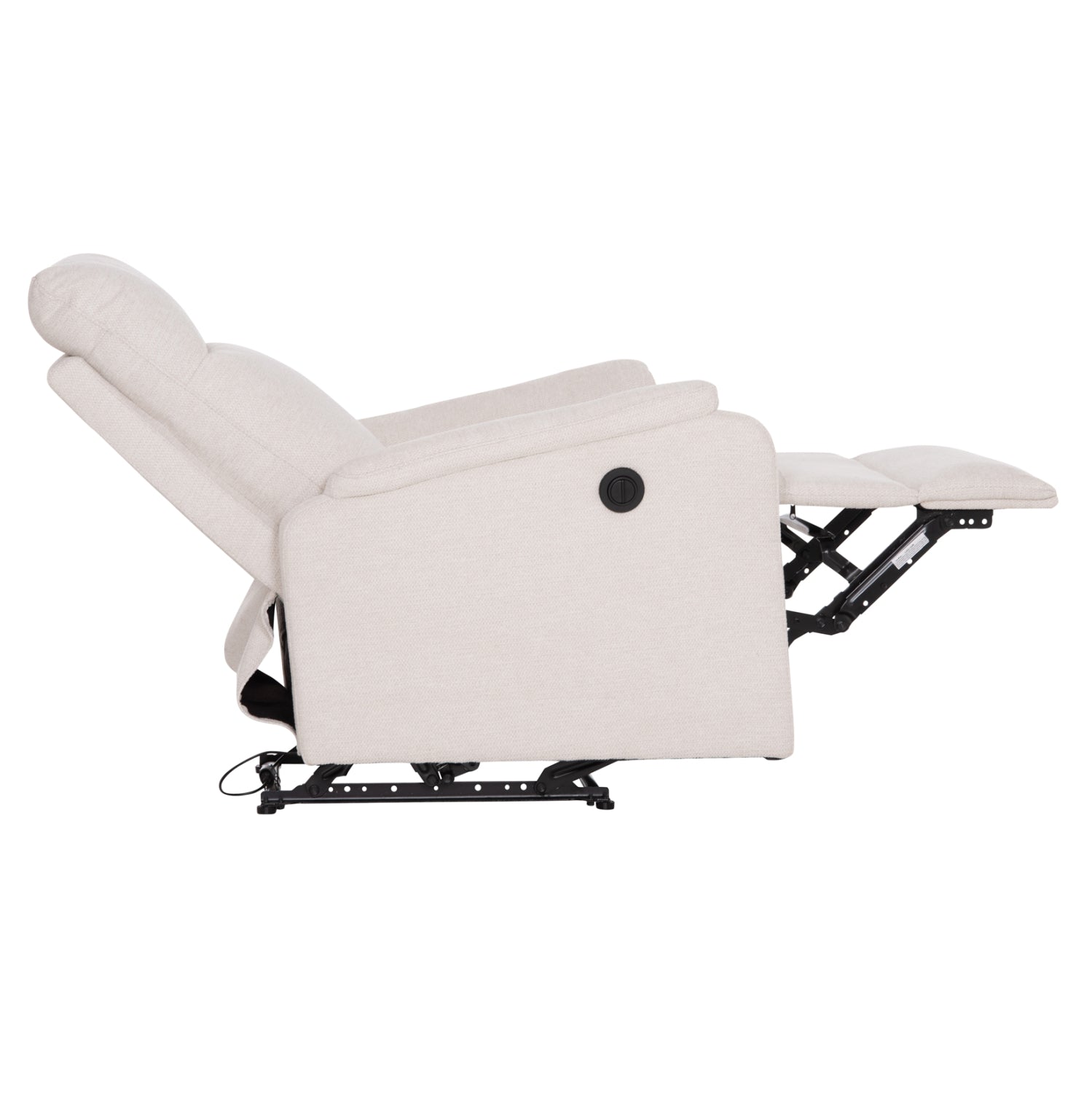 ΠΟΛΥΘΡΟΝΑ RELAX ΜΕ ΗΛΕΚΤΡΙΚΗ ΑΝΑΚΛΙΣΗ SYNTHIA HM3309.01 ΜΠΕΖ ΥΦΑΣΜΑ 75x86x100Yεκ - Pakobazaar