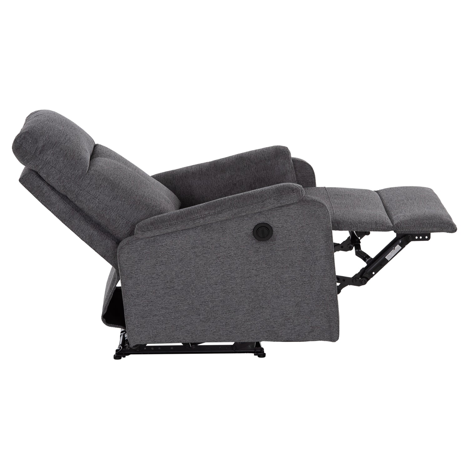 ΠΟΛΥΘΡΟΝΑ RELAX ΜΕ ΗΛΕΚΤΡΙΚΗ ΑΝΑΚΛΙΣΗ SYNTHIA HM3309.03 ΓΚΡΙ ΥΦΑΣΜΑ 75x86x100Yεκ - Pakobazaar