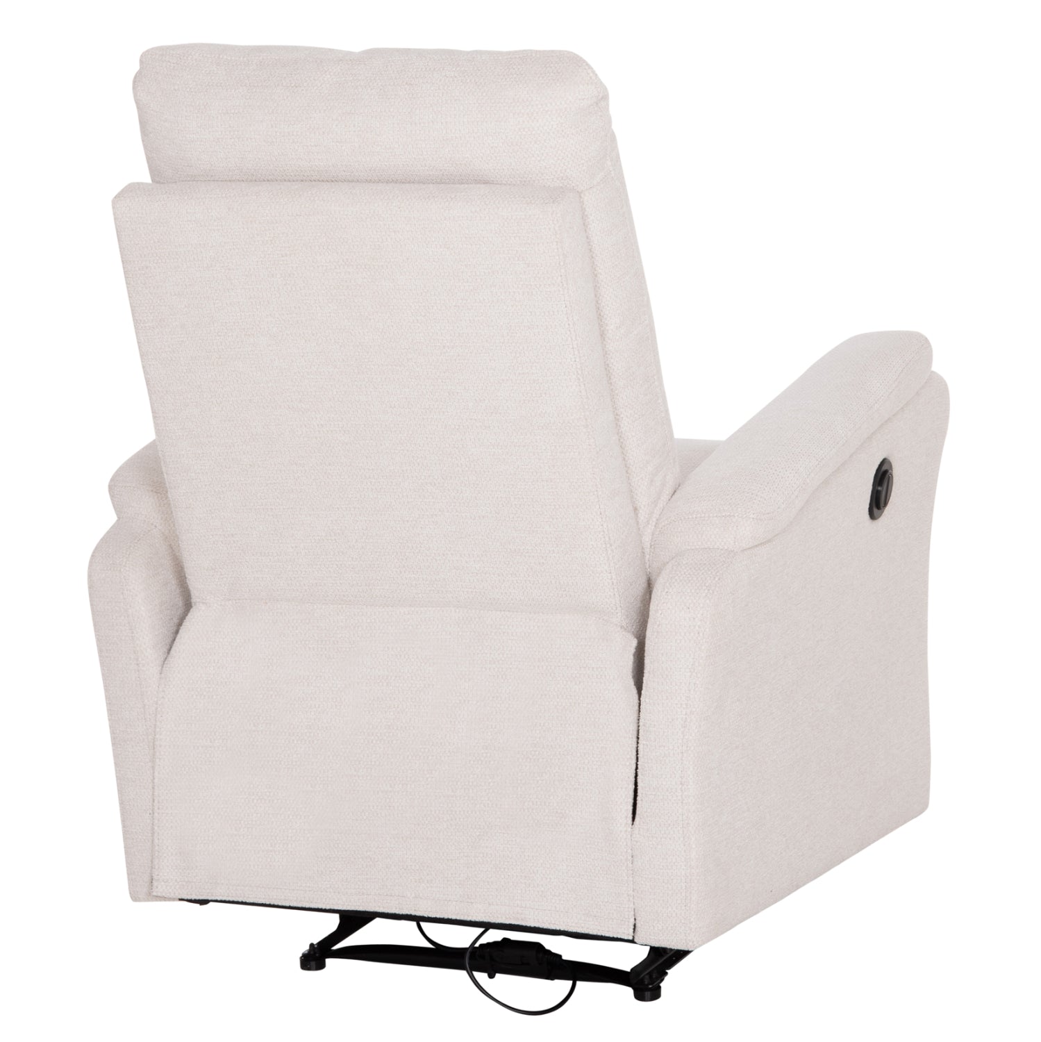 ΠΟΛΥΘΡΟΝΑ RELAX ΜΕ ΗΛΕΚΤΡΙΚΗ ΑΝΑΚΛΙΣΗ SYNTHIA HM3309.01 ΜΠΕΖ ΥΦΑΣΜΑ 75x86x100Yεκ - Pakobazaar