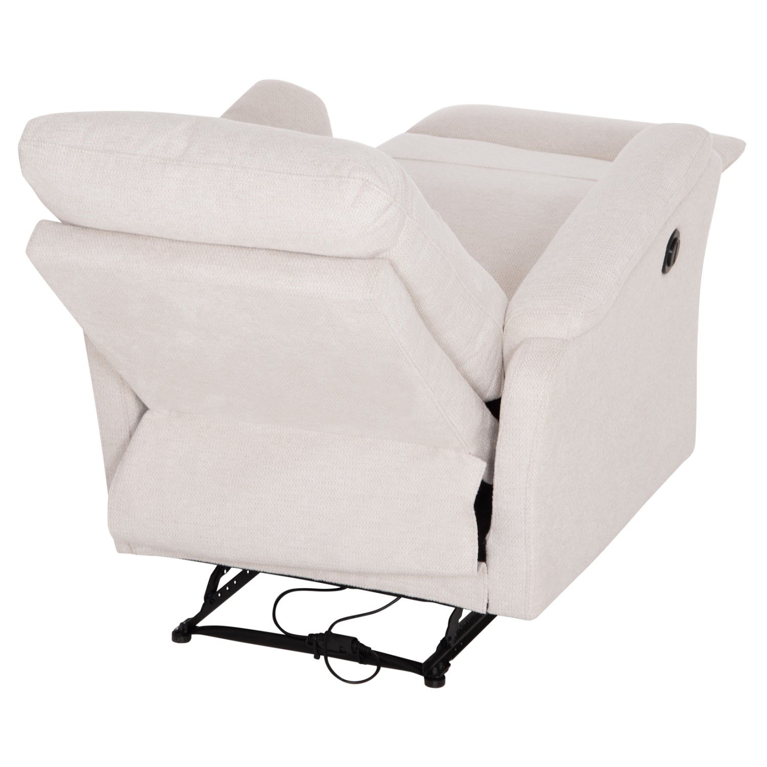 ΠΟΛΥΘΡΟΝΑ RELAX ΜΕ ΗΛΕΚΤΡΙΚΗ ΑΝΑΚΛΙΣΗ SYNTHIA HM3309.01 ΜΠΕΖ ΥΦΑΣΜΑ 75x86x100Yεκ - Pakobazaar