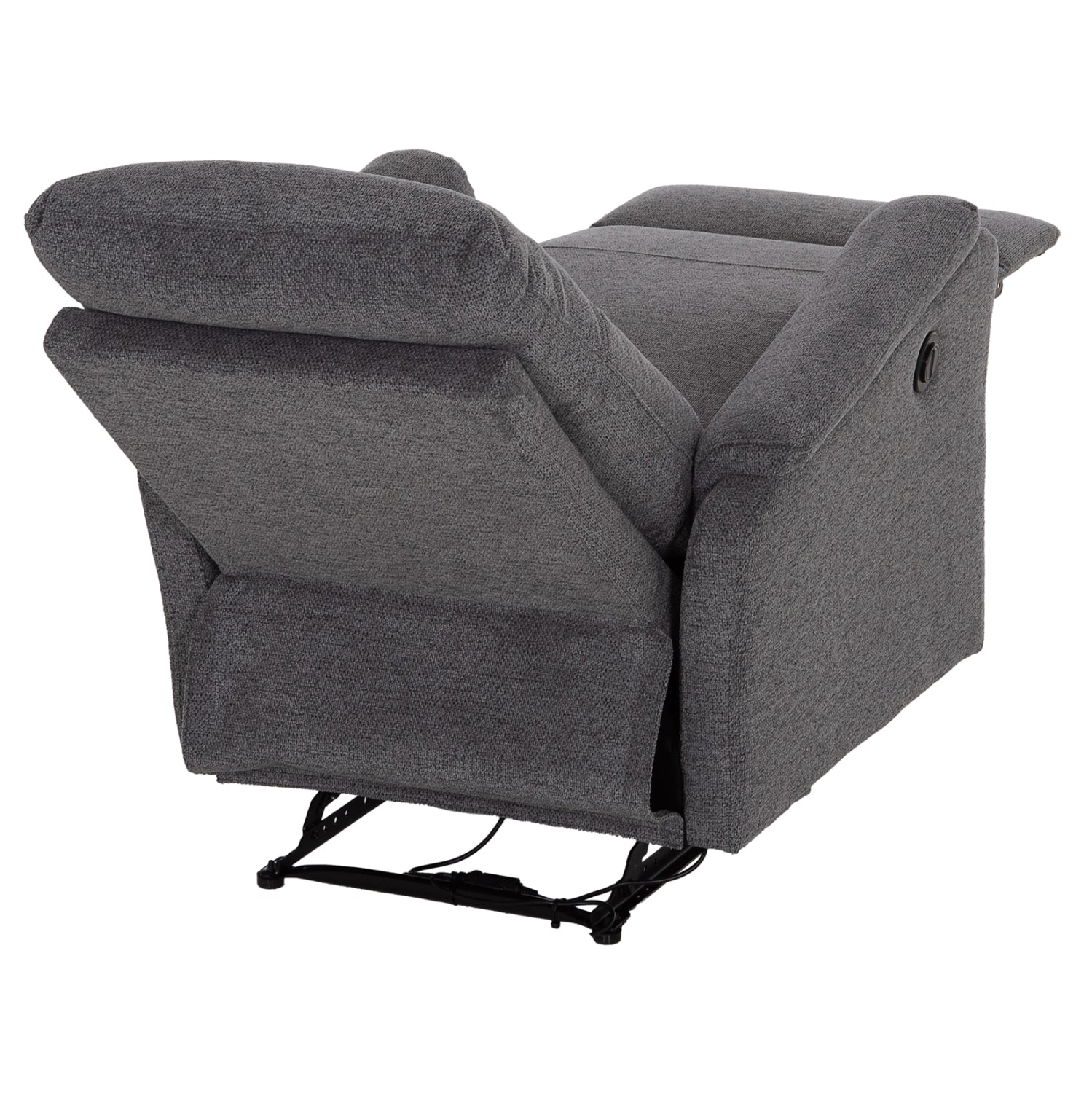 ΠΟΛΥΘΡΟΝΑ RELAX ΜΕ ΗΛΕΚΤΡΙΚΗ ΑΝΑΚΛΙΣΗ SYNTHIA HM3309.03 ΓΚΡΙ ΥΦΑΣΜΑ 75x86x100Yεκ - Pakobazaar