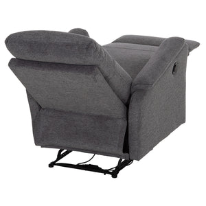 ΠΟΛΥΘΡΟΝΑ RELAX ΜΕ ΗΛΕΚΤΡΙΚΗ ΑΝΑΚΛΙΣΗ SYNTHIA HM3309.03 ΓΚΡΙ ΥΦΑΣΜΑ 75x86x100Yεκ - Pakobazaar