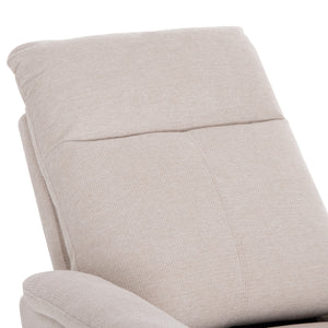 ΠΟΛΥΘΡΟΝΑ RELAX ΜΕ ΗΛΕΚΤΡΙΚΗ ΑΝΑΚΛΙΣΗ SYNTHIA HM3309.01 ΜΠΕΖ ΥΦΑΣΜΑ 75x86x100Yεκ - Pakobazaar
