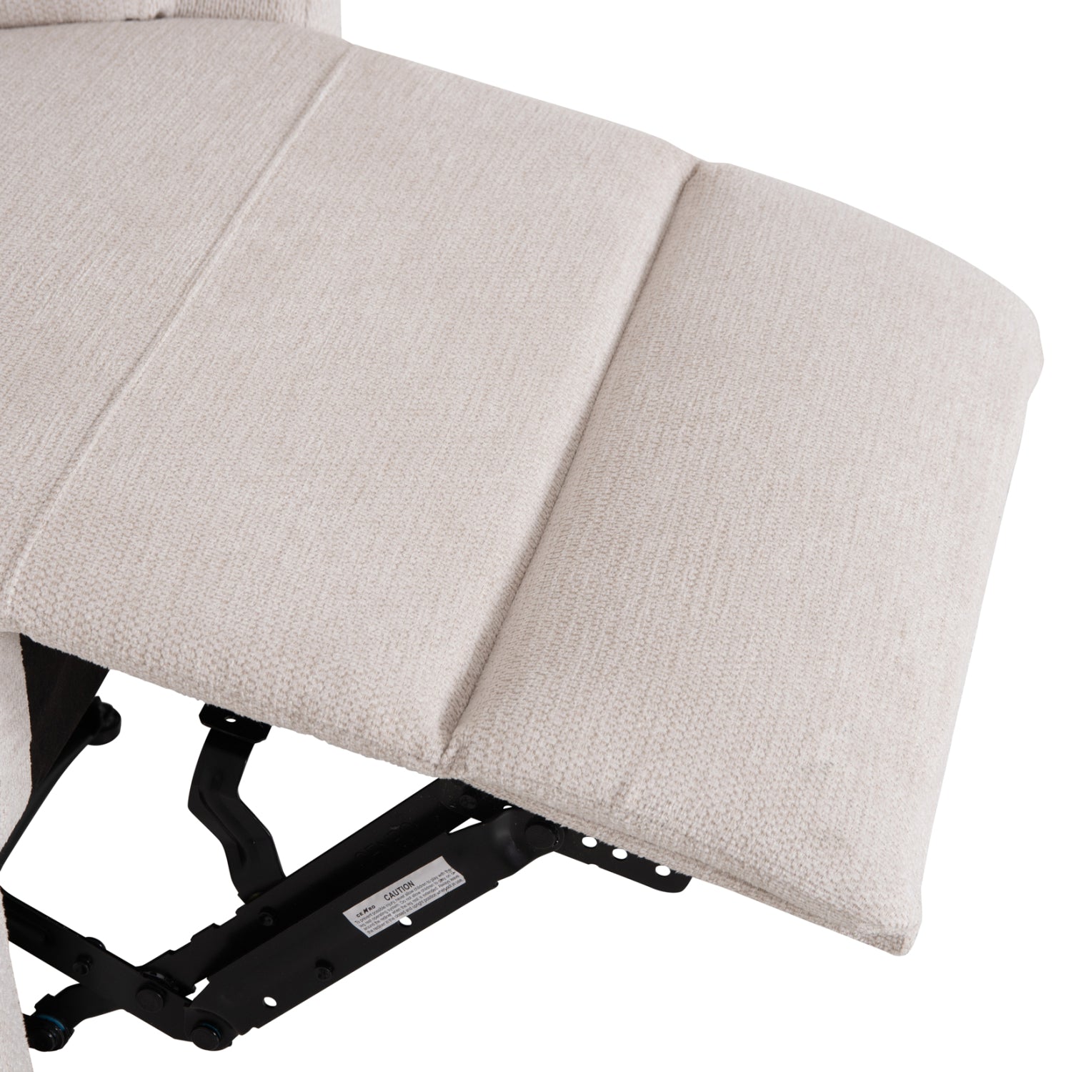 ΠΟΛΥΘΡΟΝΑ RELAX ΜΕ ΗΛΕΚΤΡΙΚΗ ΑΝΑΚΛΙΣΗ SYNTHIA HM3309.01 ΜΠΕΖ ΥΦΑΣΜΑ 75x86x100Yεκ - Pakobazaar