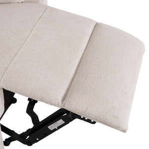 ΠΟΛΥΘΡΟΝΑ RELAX ΜΕ ΗΛΕΚΤΡΙΚΗ ΑΝΑΚΛΙΣΗ SYNTHIA HM3309.01 ΜΠΕΖ ΥΦΑΣΜΑ 75x86x100Yεκ - Pakobazaar