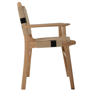ΠΟΛΥΘΡΟΝΑ BAND RUBBERWOOD ΚΑΙ ΣΧΟΙΝΙ 62,5x60x88Yεκ.HM9324.01 - Pakobazaar