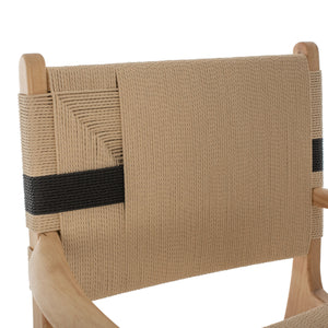 ΠΟΛΥΘΡΟΝΑ BAND RUBBERWOOD ΚΑΙ ΣΧΟΙΝΙ 62,5x60x88Yεκ.HM9324.01 - Pakobazaar