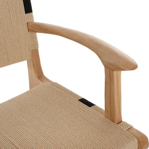 ΠΟΛΥΘΡΟΝΑ BAND RUBBERWOOD ΚΑΙ ΣΧΟΙΝΙ 62,5x60x88Yεκ.HM9324.01 - Pakobazaar