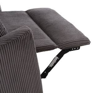 ΠΟΛΥΘΡΟΝΑ ΘΗΛΑΣΜΟΥ/RELAX VELMORA HM3300.01 ΓΚΡΙ ΚΟΤΛΕ ΥΦΑΣΜΑ 100x90x100Υεκ - Pakobazaar