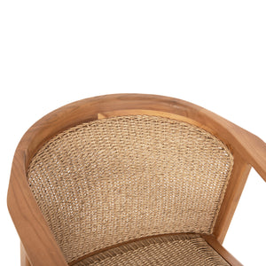 ΠΟΛΥΘΡΟΝΑ ΤΡΑΠΕΖΑΡΙΑΣ RENLY HM18239 ΞΥΛΟ ΤΕΑΚ ΦΥΣΙΚΟ-ΣΧΟΙΝΙ VIRO 60x59x82Υεκ. - Pakobazaar