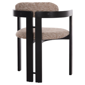 ΠΟΛΥΘΡΟΝΑ ΤΡΑΠΕΖΑΡΙΑΣ KALL HM18247.02 ΚΑΦΕ ΥΦΑΣΜΑ--PLYWOOD ΣΕ ΜΑΥΡΟ 56x45x73Υεκ - Pakobazaar