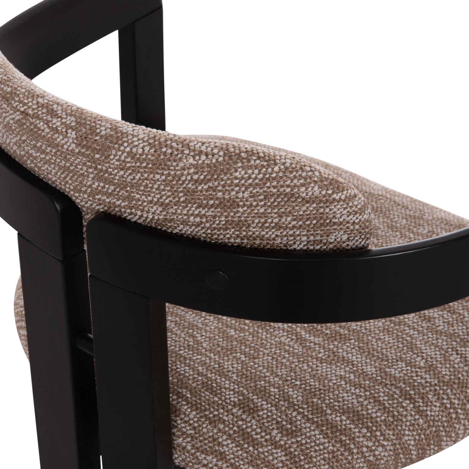 ΠΟΛΥΘΡΟΝΑ ΤΡΑΠΕΖΑΡΙΑΣ KALL HM18247.02 ΚΑΦΕ ΥΦΑΣΜΑ--PLYWOOD ΣΕ ΜΑΥΡΟ 56x45x73Υεκ - Pakobazaar