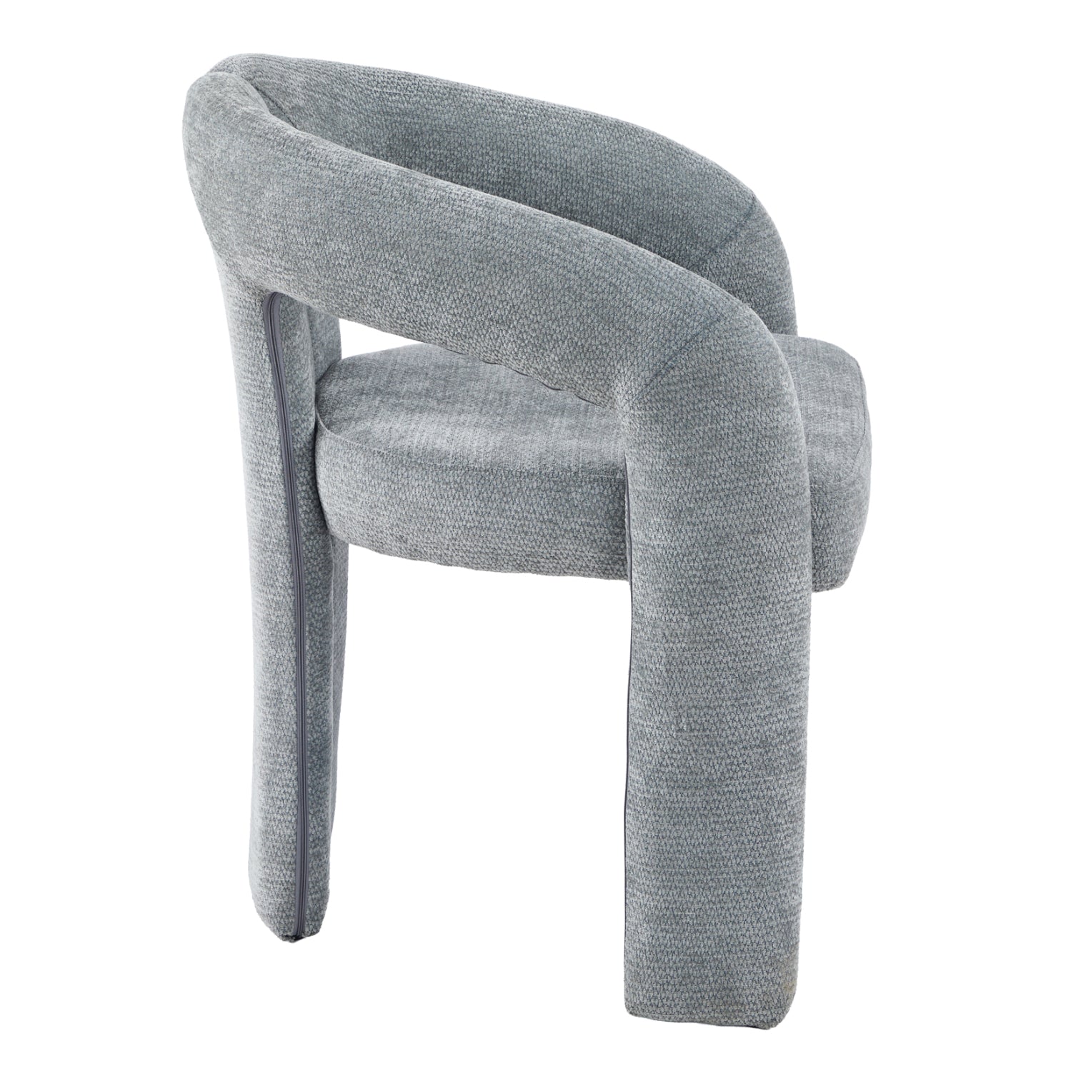 ΠΟΛΥΘΡΟΝΑ ΤΡΑΠΕΖΑΡΙΑΣ NEZA HM18362.01 ΑΝΟΙΧΤΟ ΓΚΡΙ ΥΦΑΣΜΑ 64x60x76,5Υεκ - Pakobazaar