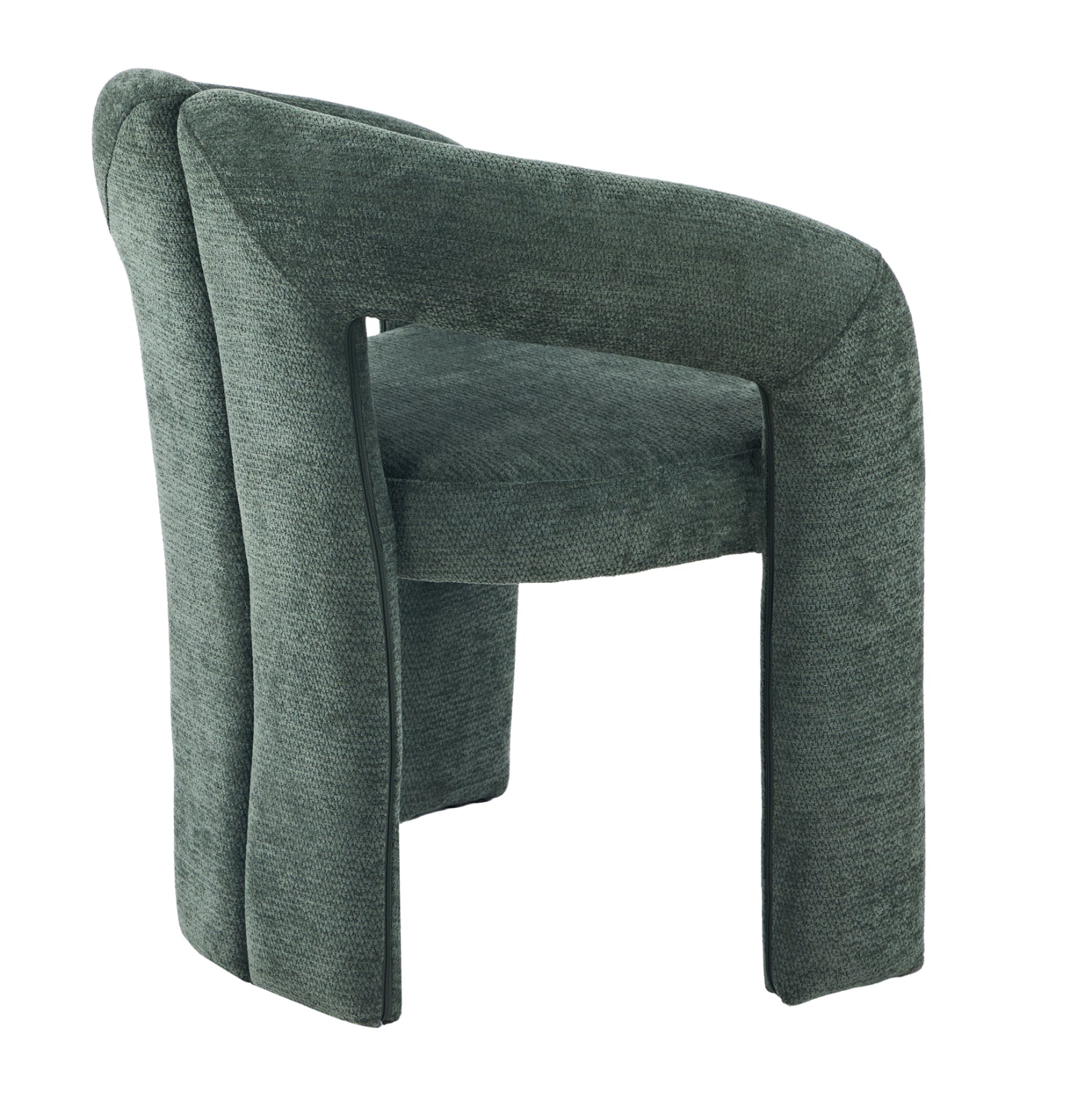 ΠΟΛΥΘΡΟΝΑ ΤΡΑΠΕΖΑΡΙΑΣ NEZA HM18362.04 ΠΡΑΣΙΝΟ ΥΦΑΣΜΑ 64x60x76,5Υεκ - Pakobazaar