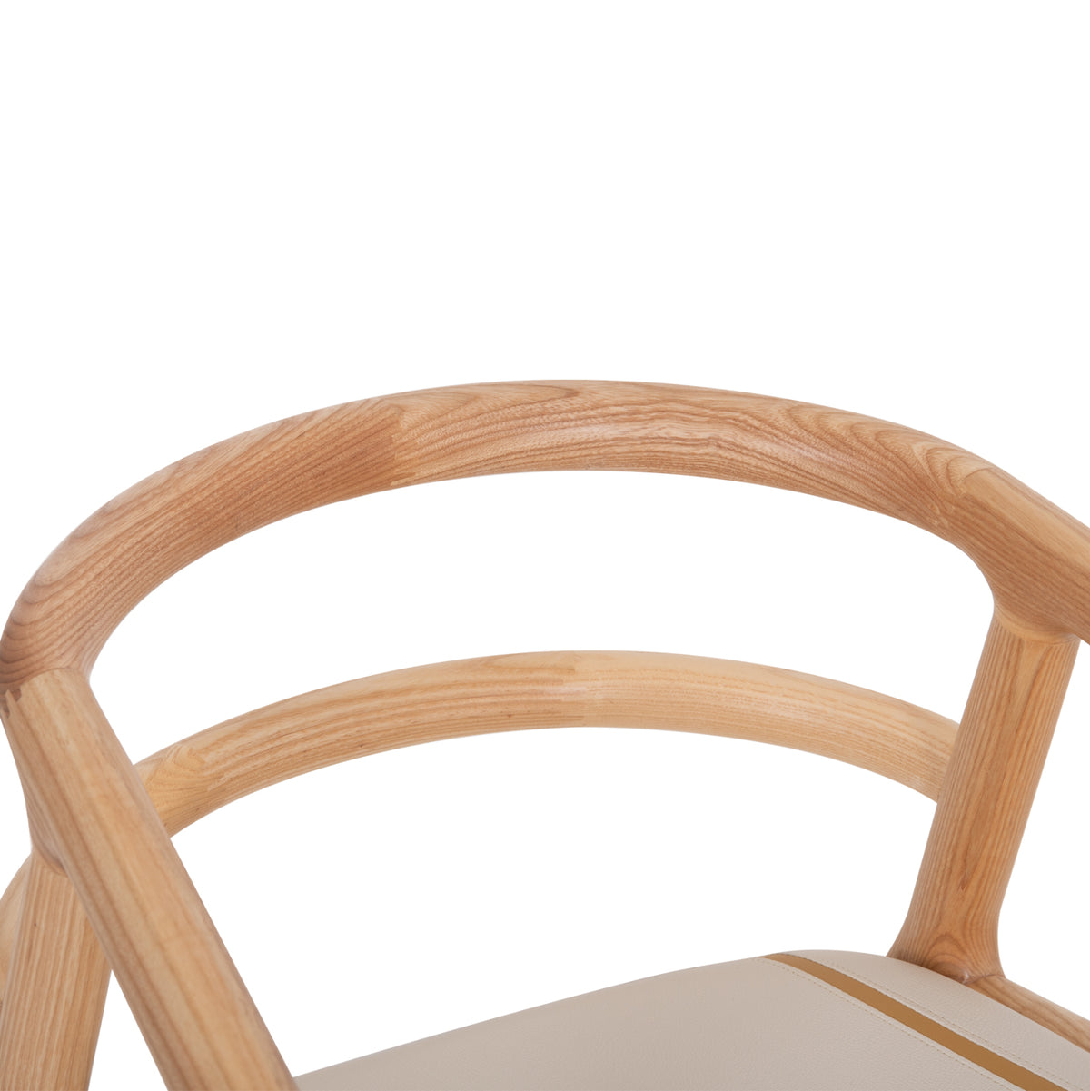 ΠΟΛΥΘΡΟΝΑ ΤΡΑΠΕΖΑΡΙΑΣ EFFY HM18393.01 ΦΡΑΞΙΝΟΣ ΣΕ OAK-ΚΑΘΙΣΜΑ ΕΚΡΟΥ PU 60x58x71Υεκ - Pakobazaar