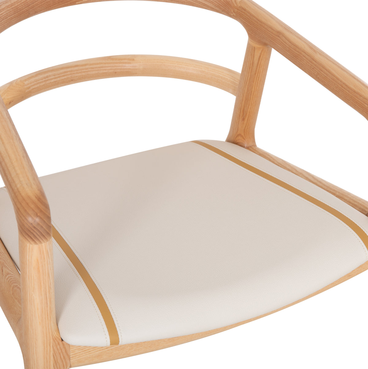 ΠΟΛΥΘΡΟΝΑ ΤΡΑΠΕΖΑΡΙΑΣ EFFY HM18393.01 ΦΡΑΞΙΝΟΣ ΣΕ OAK-ΚΑΘΙΣΜΑ ΕΚΡΟΥ PU 60x58x71Υεκ - Pakobazaar