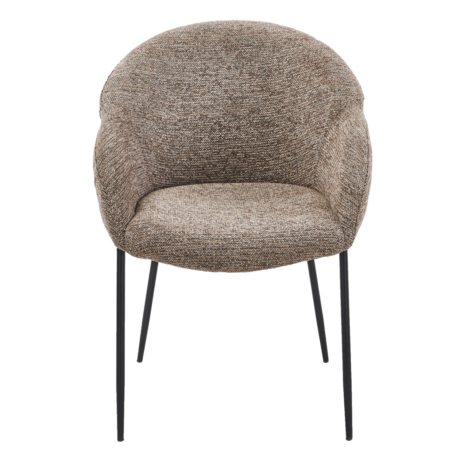 ΠΟΛΥΘΡΟΝΑ ΤΡΑΠΕΖΑΡΙΑΣ DRENNY HM18424.03 TAUPE ΥΦΑΣΜΑ-ΜΕΤΑΛ.ΜΑΥΡΑ ΠΟΔΙΑ 62x62x87Υεκ