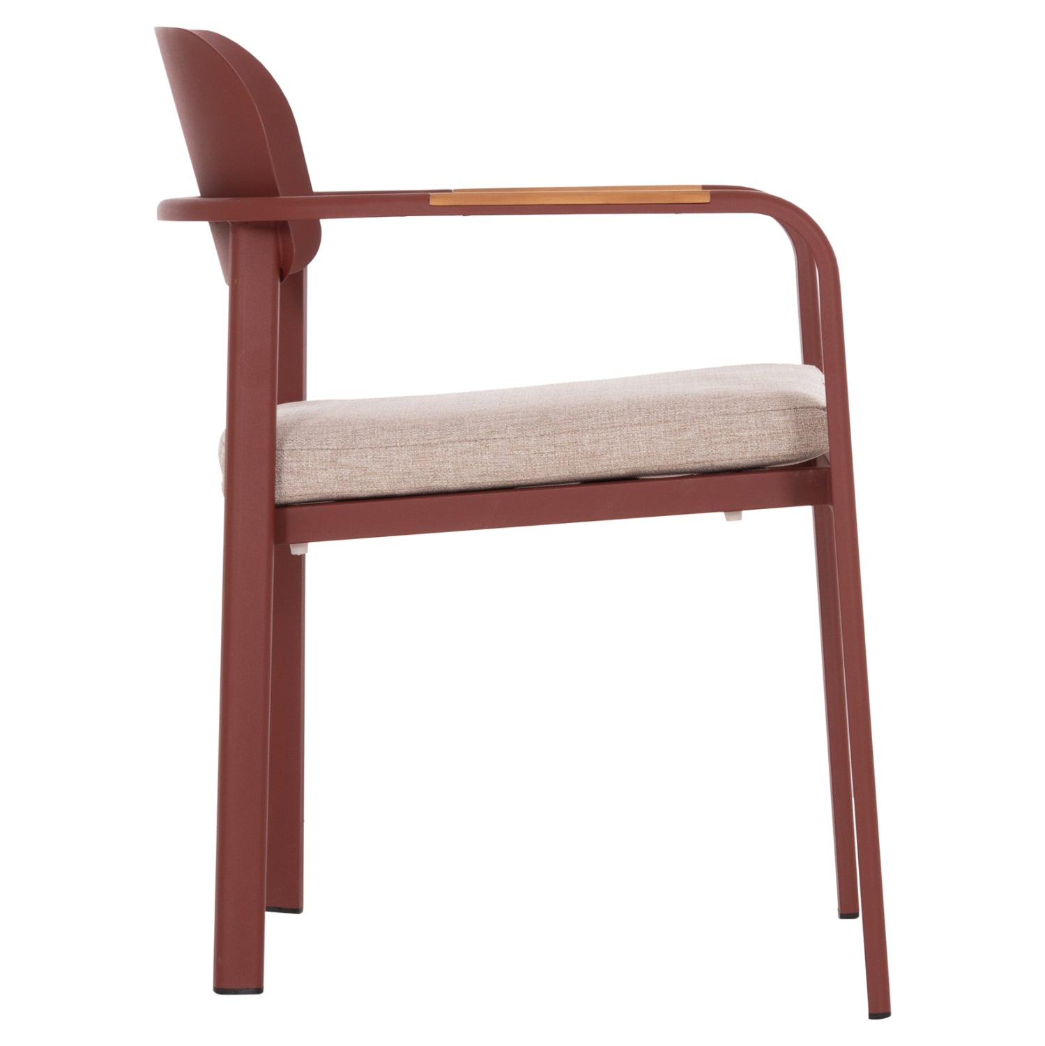 ΠΟΛΥΘΡΟΝΑ ΤΡΑΠΕΖΑΡΙΑΣ ELARA HM6414.07 ΚΕΡΑΜΙΔΙ ΑΛΟΥΜΙΝΙΟ-ΜΠΕΖ OLEFIN--TEAK 56x62x78Υεκ - Pakobazaar