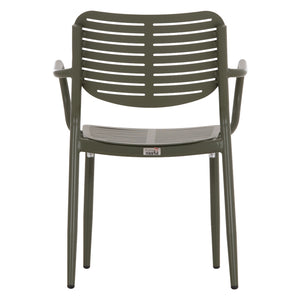 ΠΟΛΥΘΡΟΝΑ ΤΡΑΠΕΖΑΡΙΑΣ HILLIARD HM6644.07 ΑΛΟΥΜΙΝΙΟ ΣΕ OLIVE GREEN 58x52x78Υεκ - Pakobazaar