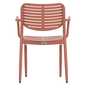 ΠΟΛΥΘΡΟΝΑ ΤΡΑΠΕΖΑΡΙΑΣ HILLIARD HM6644.08 ΑΛΟΥΜΙΝΙΟ ΣΕ TERRACOTTA 58x52x78Υεκ - Pakobazaar
