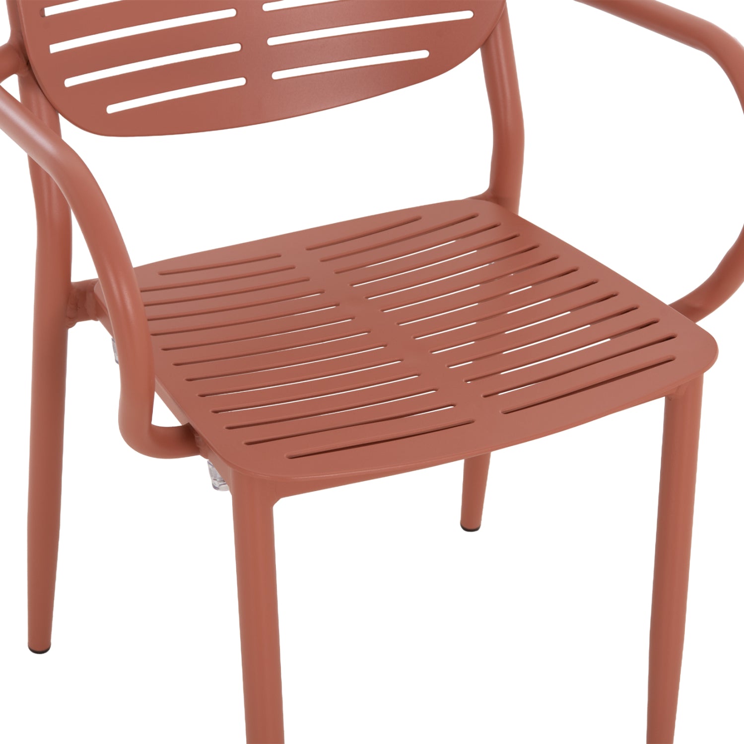 ΠΟΛΥΘΡΟΝΑ ΤΡΑΠΕΖΑΡΙΑΣ HILLIARD HM6644.08 ΑΛΟΥΜΙΝΙΟ ΣΕ TERRACOTTA 58x52x78Υεκ - Pakobazaar