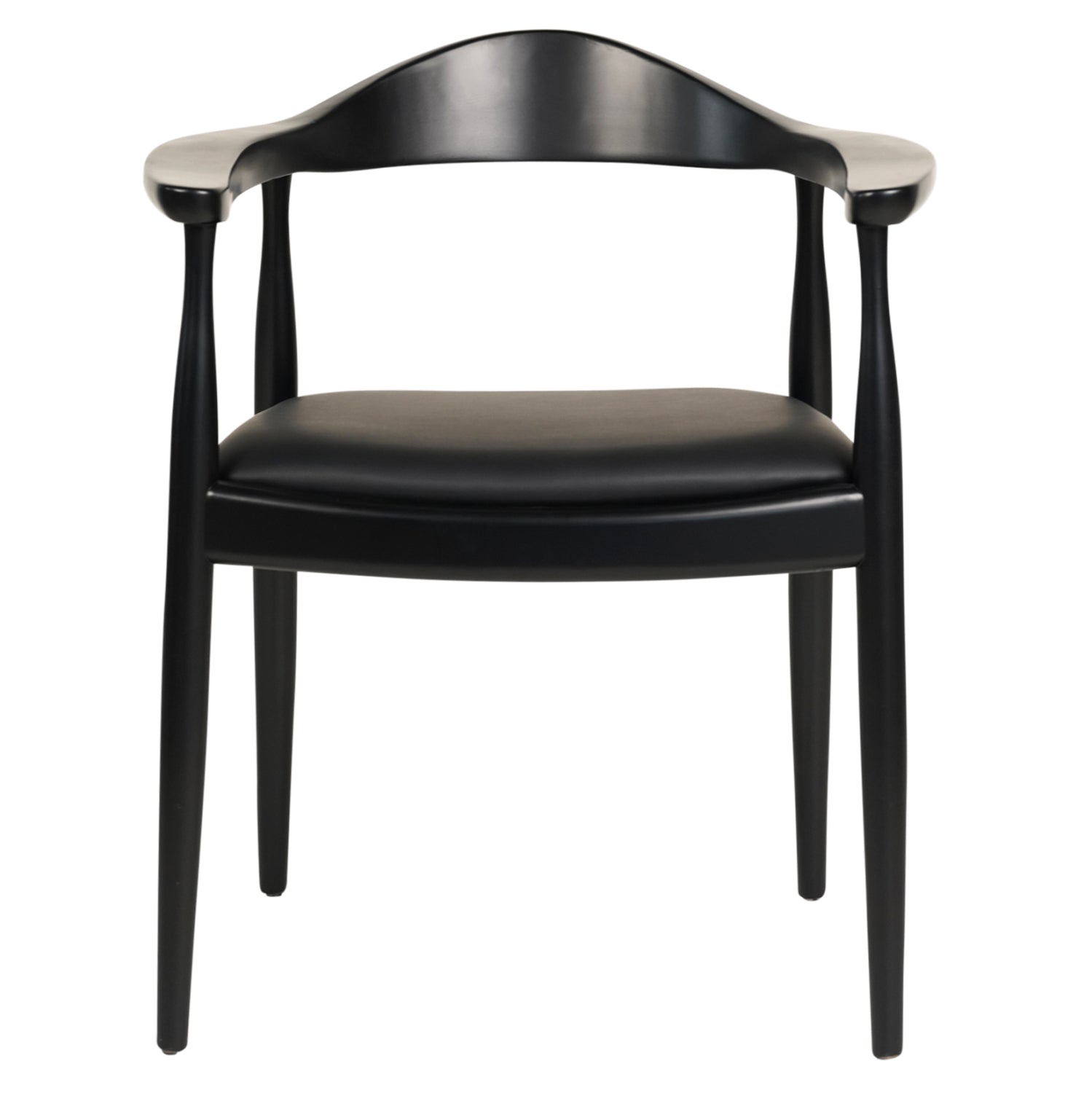 ΠΟΛΥΘΡΟΝΑ ΤΡΑΠΕΖΑΡΙΑΣ ADOR HM9948.02 RUBBERWOOD ΚΑΙ PU-ΜΑΥΡΟ 62x54x76,5Υεκ - Pakobazaar