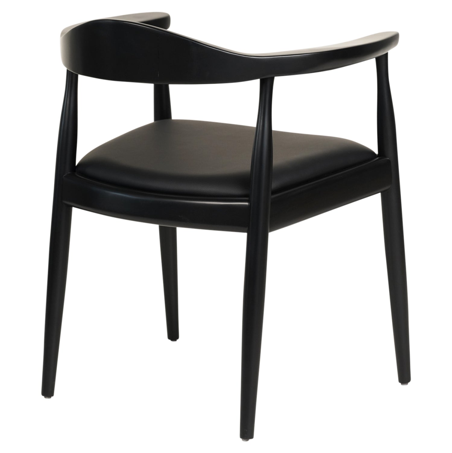 ΠΟΛΥΘΡΟΝΑ ΤΡΑΠΕΖΑΡΙΑΣ ADOR HM9948.02 RUBBERWOOD ΚΑΙ PU-ΜΑΥΡΟ 62x54x76,5Υεκ - Pakobazaar