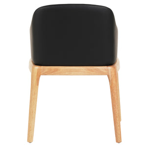 ΠΟΛΥΘΡΟΝΑ ΤΡΑΠΕΖΑΡΙΑΣ FURLAN HM9949.01 RUBBERWOOD ΣΕ ΟΑΚ-ΜΑΥΡΟ PU 54,5x58x78Υεκ. - Pakobazaar