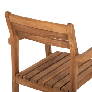 ΠΟΛΥΘΡΟΝΑ ERIETTA ΞΥΛΟ TEAK ΣΤΟΙΒΑΖΟΜΕΝΗ HM9534 ΣΕ ΦΥΣΙΚΟ ΧΡΩΜΑ 60x54x87Y εκ. - Pakobazaar