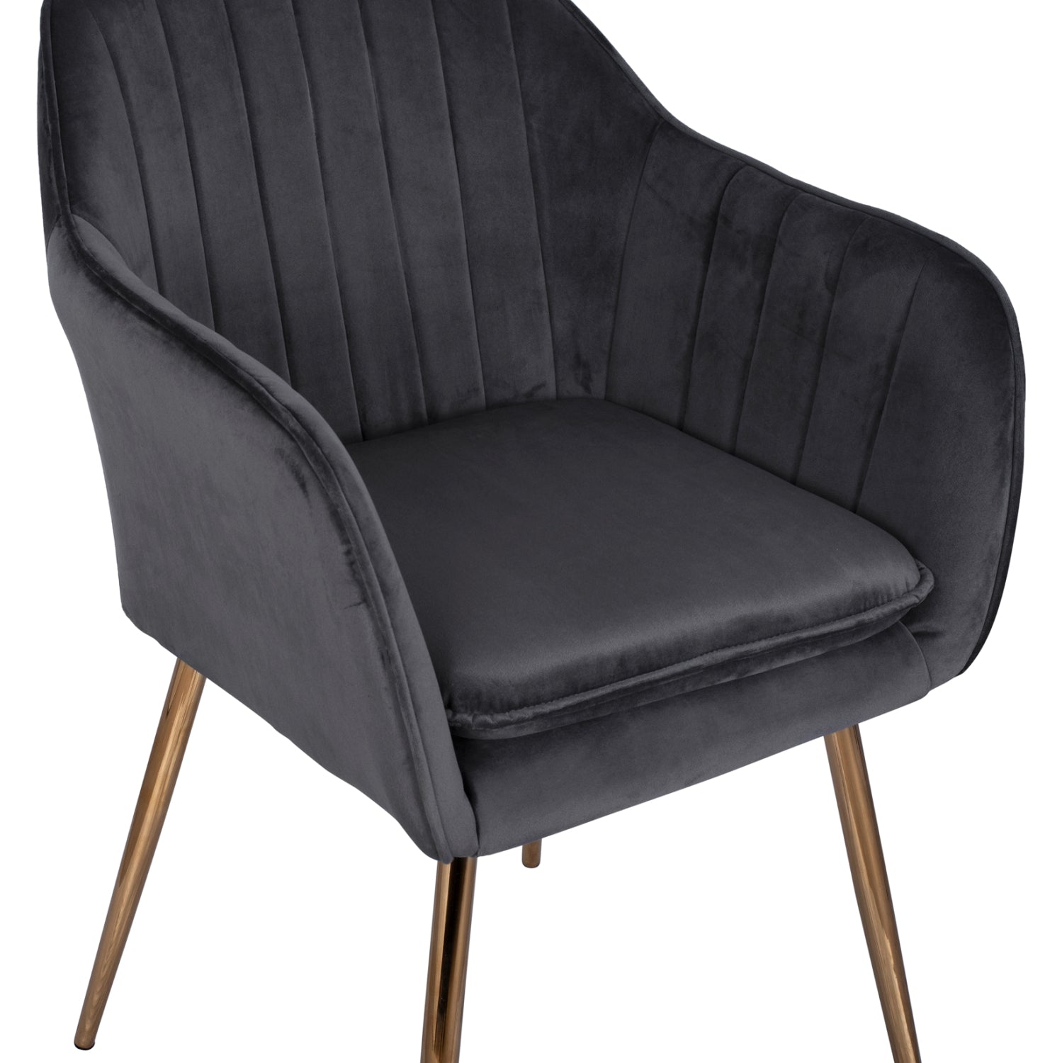 ΠΟΛΥΘΡΟΝΑΚΙ SAWYER ΒΕΛΟΥΔΟ ΓΚΡΙ ΜΕ ΧΡΥΣΑ ΠΟΔΙΑ HM8523.01 55Χ60Χ83Υ εκ. - Pakobazaar