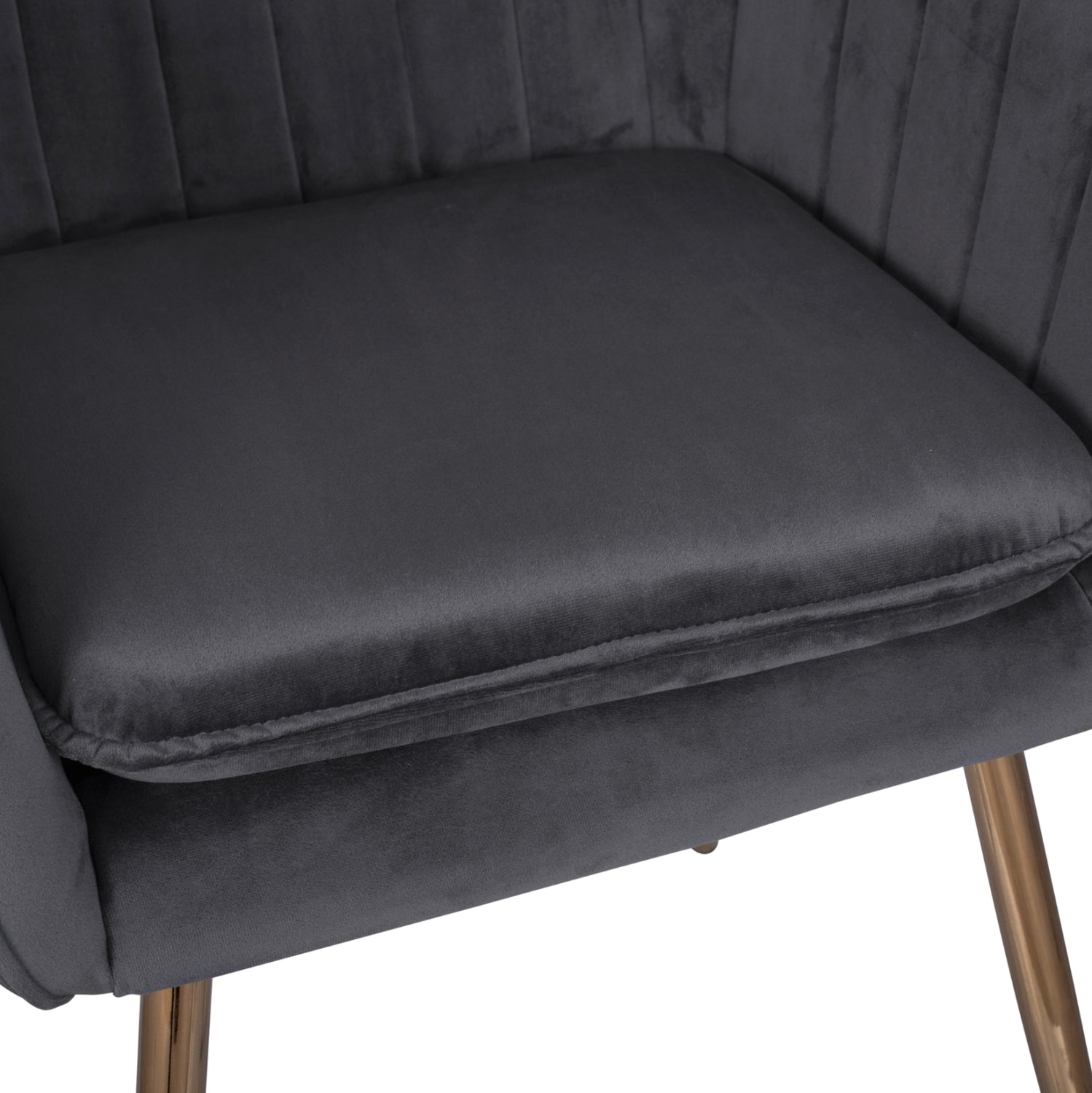 ΠΟΛΥΘΡΟΝΑΚΙ SAWYER ΒΕΛΟΥΔΟ ΓΚΡΙ ΜΕ ΧΡΥΣΑ ΠΟΔΙΑ HM8523.01 55Χ60Χ83Υ εκ. - Pakobazaar