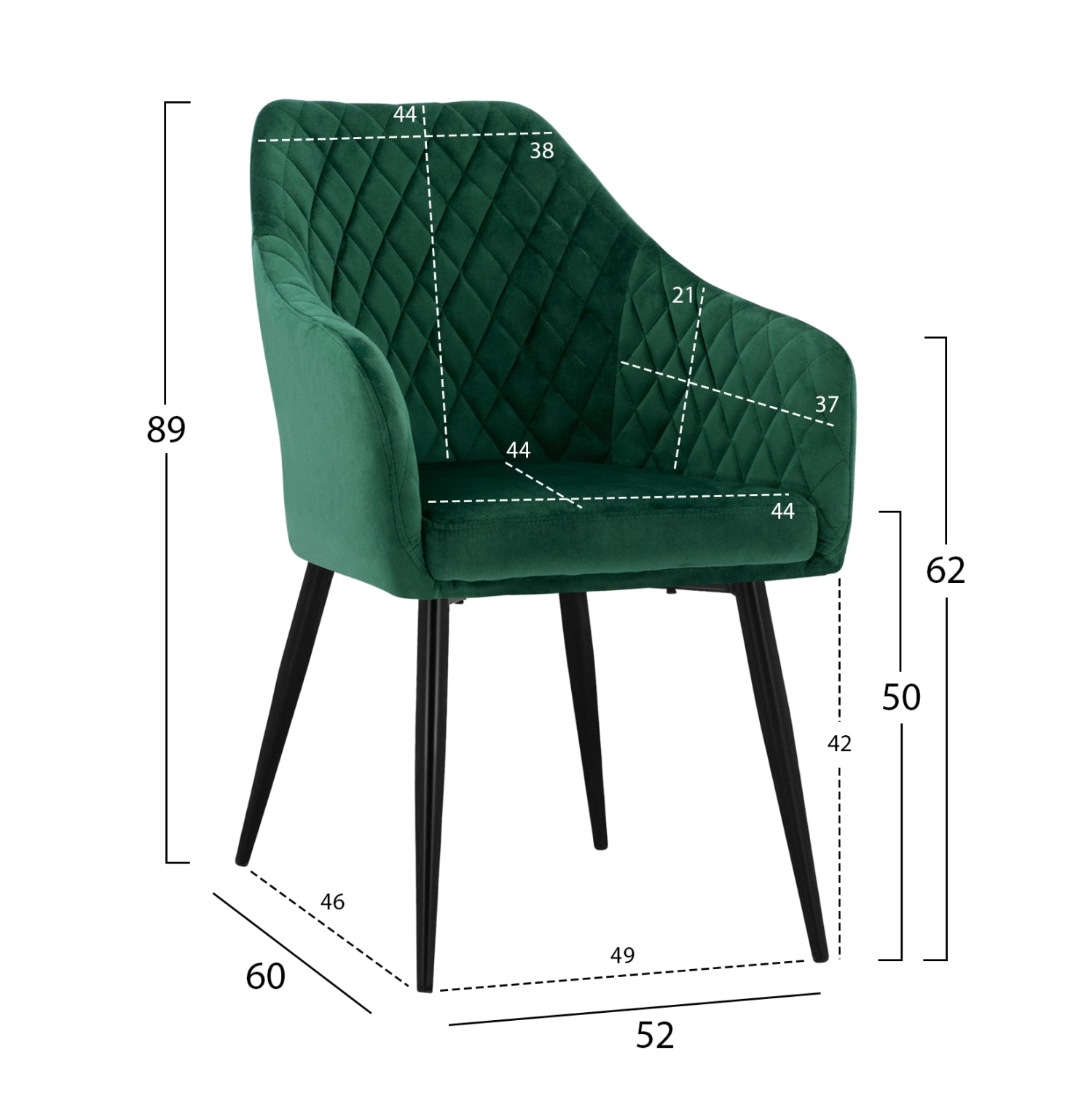 ΠΟΛΥΘΡΟΝΑΚΙ CHARLES HM8522.03 ΜΕ ΚΥΠΑΡΙΣΣΙ ΒΕΛΟΥΔΟ 52x60x89Υ εκ. - Pakobazaar