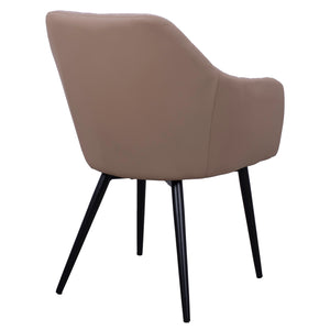 ΠΟΛΥΘΡΟΝΑΚΙ CHARLES HM8522.07 ΜΕ ΥΦΑΣΜΑ ΜΠΕΖ & PU ΜΠΕΖ 57x63x83Υ εκ. - Pakobazaar