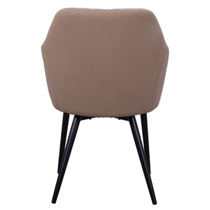 ΠΟΛΥΘΡΟΝΑΚΙ CHARLES HM8522.07 ΜΕ ΥΦΑΣΜΑ ΜΠΕΖ & PU ΜΠΕΖ 57x63x83Υ εκ. - Pakobazaar