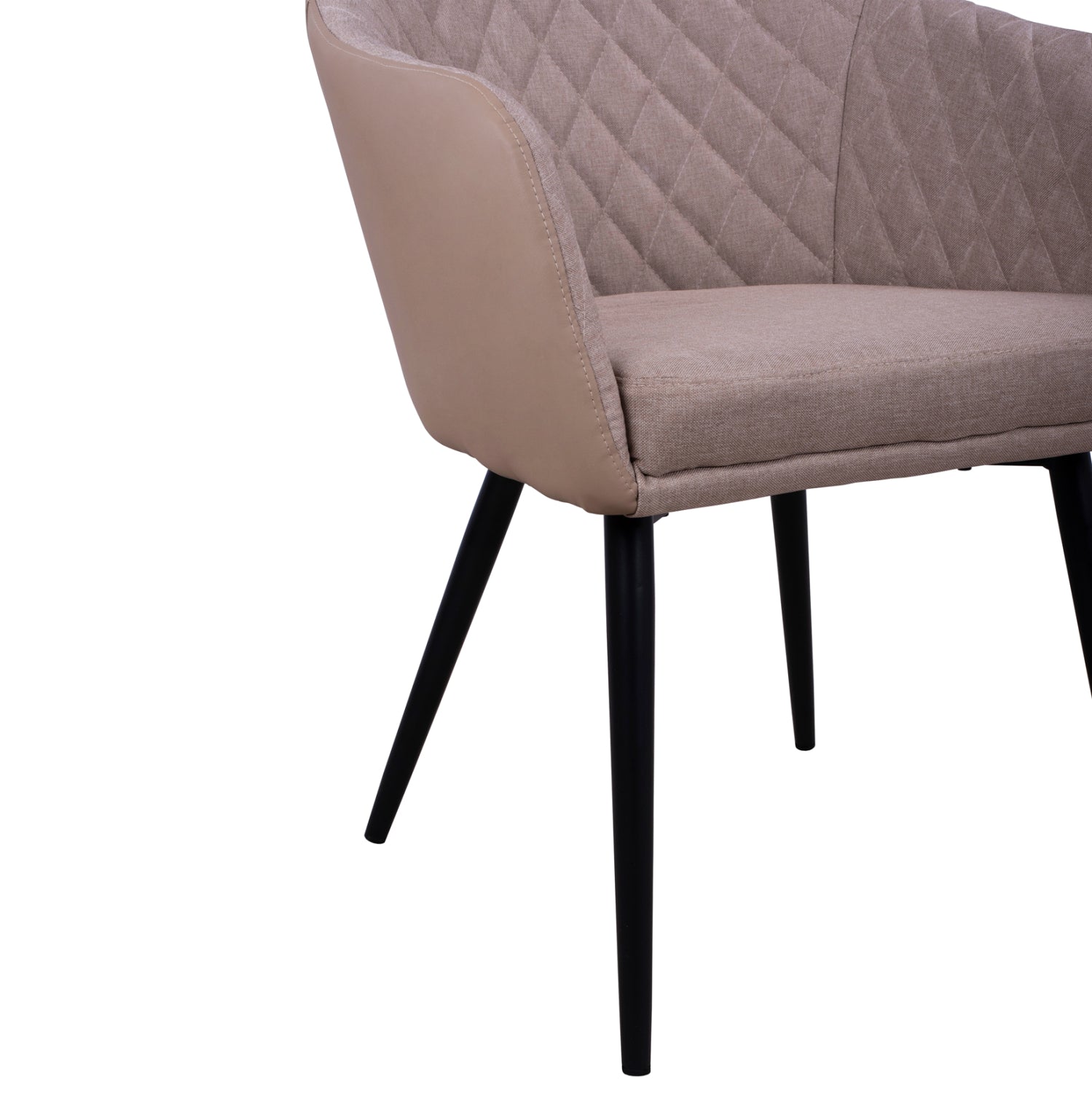 ΠΟΛΥΘΡΟΝΑΚΙ CHARLES HM8522.07 ΜΕ ΥΦΑΣΜΑ ΜΠΕΖ & PU ΜΠΕΖ 57x63x83Υ εκ. - Pakobazaar