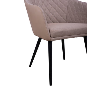 ΠΟΛΥΘΡΟΝΑΚΙ CHARLES HM8522.07 ΜΕ ΥΦΑΣΜΑ ΜΠΕΖ & PU ΜΠΕΖ 57x63x83Υ εκ. - Pakobazaar