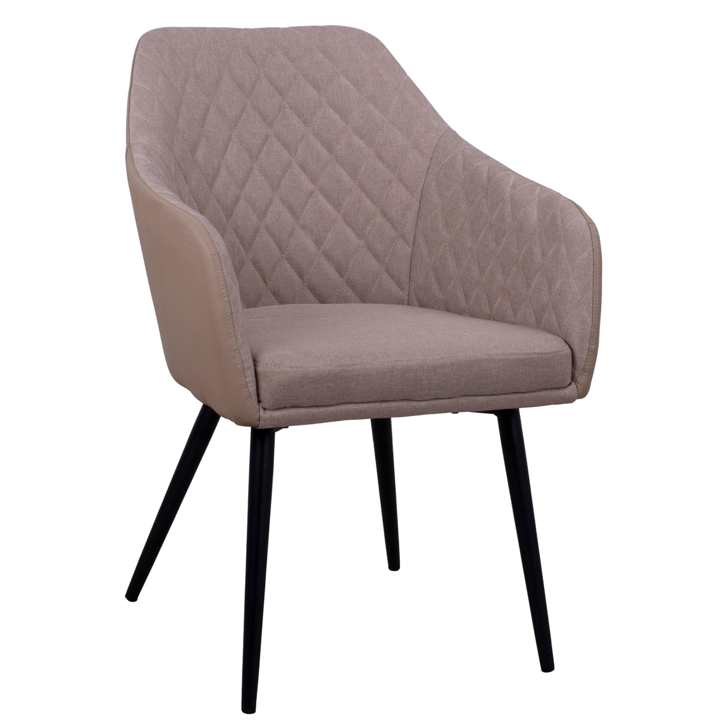 ΠΟΛΥΘΡΟΝΑΚΙ CHARLES HM8522.07 ΜΕ ΥΦΑΣΜΑ ΜΠΕΖ & PU ΜΠΕΖ 57x63x83Υ εκ. - Pakobazaar