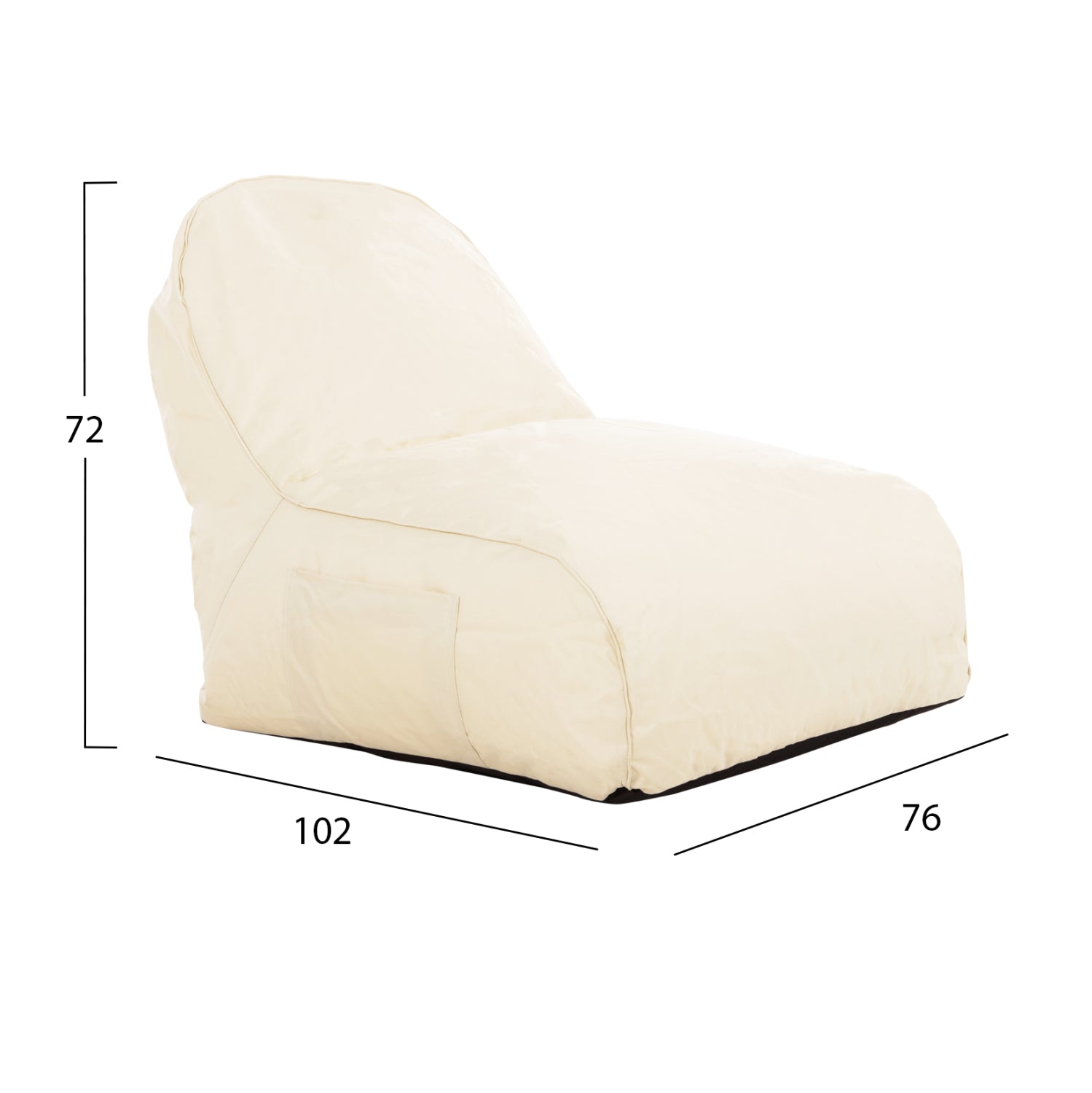 ΠΟΥΦ CLOUD ΑΔΙΑΒΡΟΧΗ ΠΟΛΥΘΡΟΝΑ HM5112.01 ΕΚΡΟΥ 6188 76x102x72Υεκ. - Pakobazaar