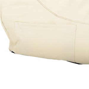 ΠΟΥΦ BLOOM ΑΔΙΑΒΡΟΧΟ HM5111.11 ΜΠΕΖ 106x70x61Υ εκ. - Pakobazaar