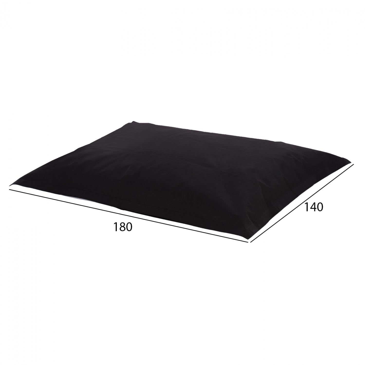ΠΟΥΦ ANSHU HM5808.04 ΜΑΥΡΟ ΜΕ UV PROTECTION 140x180 εκ. - Pakobazaar