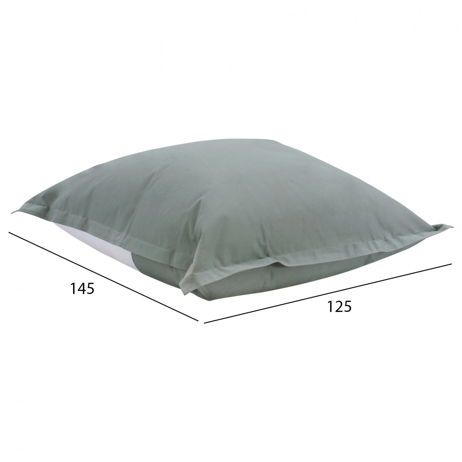 ΠΟΥΦ BLOOM ΜΑΞΙΛΑΡΑ ΘΑΛΑΣΣΗΣ HM5113.20 ΓΚΡΙ 125x145 εκ. - Pakobazaar