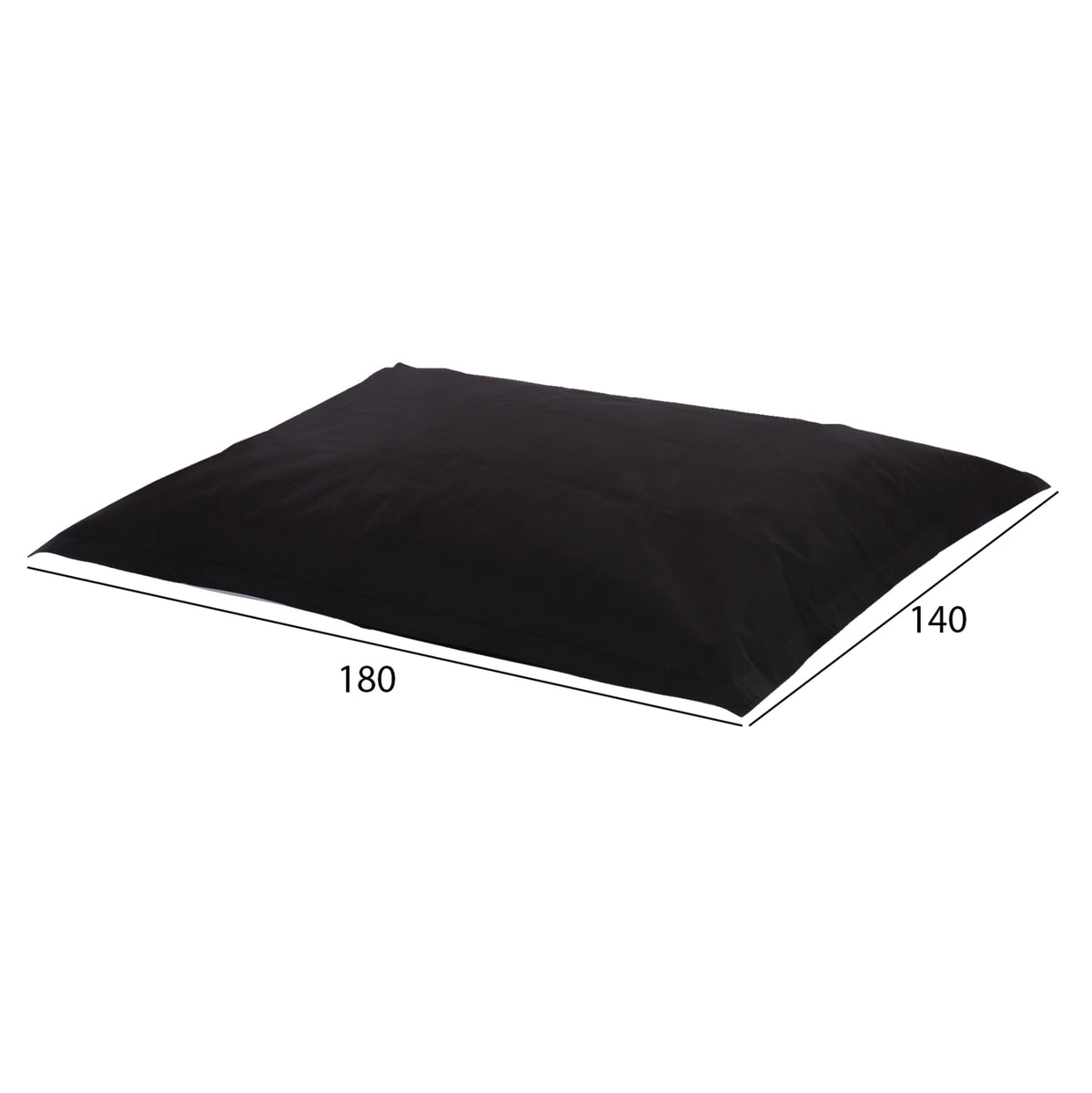 ΠΟΥΦ/ΜΑΞΙΛΑΡΑ ΘΑΛΑΣΣΗΣ ANSHU HM5808.04 ΜΑΥΡΟ ΜΕ UV PROTECTION 140x180 εκ. - Pakobazaar