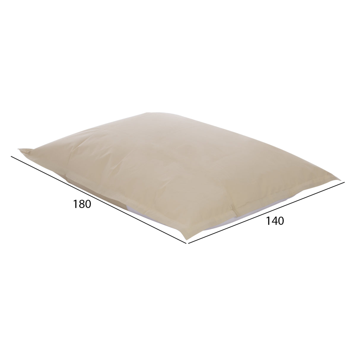 ΠΟΥΦ/ΜΑΞΙΛΑΡΑ ΘΑΛΑΣΣΗΣ ANSHU HM5808.01 ΜΠΕΖ ΜΕ UV PROTECTION 140x180 εκ. - Pakobazaar