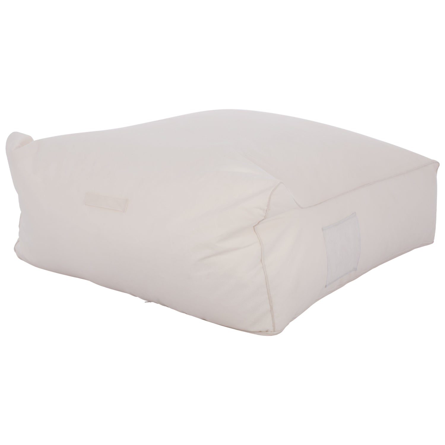 ΠΟΥΦ YAMIN 2ΑΤΟΜΩΝ ΜΕ TEXTILENE 600gr/m2 2X1 ΛΕΥΚΟ HM5773.11 140x140x40-60Υεκ. - Pakobazaar