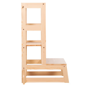 ΠΥΡΓΟΣ ΕΚΜΑΘΗΣΗΣ τ.MONTESSORI PEPE HM9291.01 ΞΥΛΟ ΠΕΥΚΟΥ ΦΥΣΙΚΟ 55x53x90Υεκ - Pakobazaar